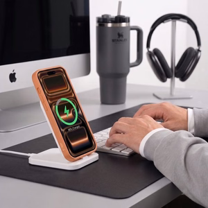 Tech-Protect BasicMag MagSafe dėklas, skirtas iPhone 17 Pro / 18 Pro, matinis oranžinis