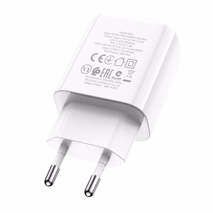 Įkroviklis Borofone BN4 20W USB-C/USB-A baltas