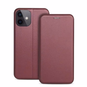 Dėklas Book Elegance Xiaomi Redmi A7 Pro 4G/5G tamsiai raudonas