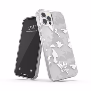 Adidas OR SnapCase Camo iPhone 12/12 Pro прозрачный/белый 43705