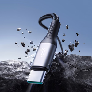 Joyroom S-A28 Flash serijos 3A USB-A - USB-C kabelis 2m - juodas