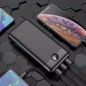 VEGER Išorinė baterija 30000 mAh PD QC3.0 3A 20W L30 (W3008PD) juoda