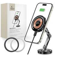 "Tech-Protect" MM15W-V8 magnetinis laikiklis prietaisų skydeliui su "MagSafe 15W" - juodas