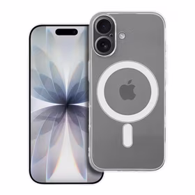 Permatomas 2 mm dėklas telefonui IPHONE 17, suderinamas su MagSafe (su kameros apsauga)