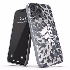 Adidas OR SnapCase Leopard dėklas telefonui iPhone 13 Pro Max - pilkas