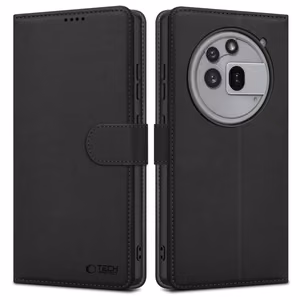Tech-Protect Dėklas su pinigine Nothing Phone 3A Pro - matinis juodas