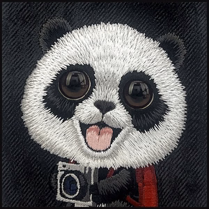 Nimmy Big Eyed Pet 2.0 pandos dėklas telefonui iPhone 17 - juodas