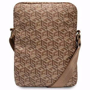 Guess krepšys GUTB10HGCFSEW 10" rudas GCube Stripe planšetės krepšys