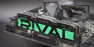 DDR4 2x16GB rinkinys UDIMM goodram RIVAL švytinti žalia