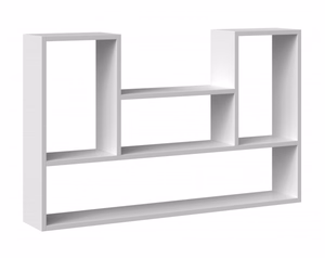 BILBAO 4P hanging rack 100x16x60 cm, white