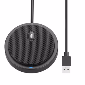 Techly ICC SH-22 mikrofonas Juoda Konferencijos mikrofonas