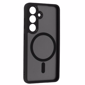 Pilnas matinės Mag dangtis telefonui Samsung Galaxy S24 - juodas