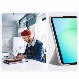TechProtect SmartCase dėklas Samsung Galaxy Tab A9 / A11 8.7 pilkas