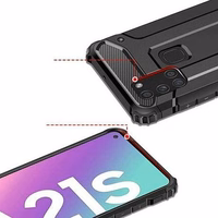 ARMOR dėklas telefonui SAMSUNG A21S juodas