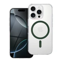 Dėklas telefonui Drop Glue tamsiai žalias žiedinis Mag dėklas, suderinamas su MagSafe IPHONE 14 PRO