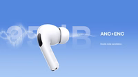 REMAX BLUETOOTH EARPHONES TWS W30N baltas BT 5.4