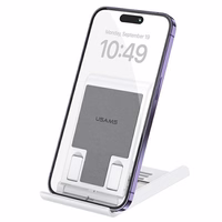 USAMS Sulankstomas stalinis stovas telefonui/planšetei baltas ZJ073ZJ02 (US-ZJ073)