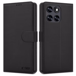 Tech-Protect Wallet Case for Motorola Moto G67 / G77 - Black