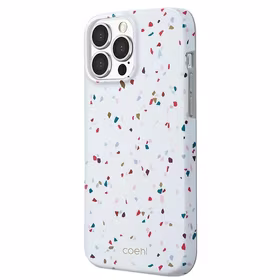 Uniq Coehl Terrazzo dėklas telefonui iPhone 13 Pro / iPhone 13 - balta