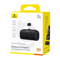 Baseus Compact P10068306113-00 Ličio jonų maitinimo bankas 5000 mAh juodas