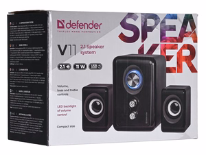 DEFENDER V11 kompiuterio kolonėlės 2.1 11W USB