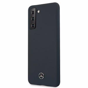 Dėklas telefonui Mercedes Silikoninis Line dėklas Samsung Galaxy S21 mėlynas