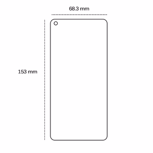 Grūdintas stiklas 2,5D Oppo Reno 5 4G / Reno 5 5G / Reno 5K 5G / Find X3 Lite