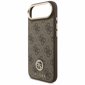 Guess 4G Strass Logo Magnetinis dėklas telefonui iPhone Air - ruda