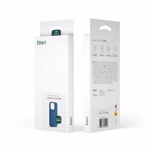 Etteri Silikoninis Mag dėklas for iPhone 17 tamsiai mėlynas
