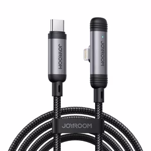Joyroom S-A56 EnjoyX Series 90° Кабель USB-C - Lightning 30W 1.2м - чёрный