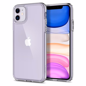Spigen Ultra Hybrid dėklas iPhone 11 - Skaidrus
