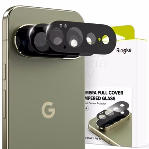 Ringke kameros objektyvų apsauga, skirta „Google Pixel 11 Pro XL“, 2 vnt. – juoda