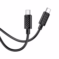 Kabelis USB C į USB C Hoco 3A 60W 2 m X88 juodas