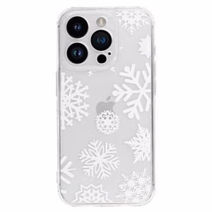 TEL PROTECT Kalėdinis skaidrus dėklas telefonui Iphone 14 Dizainas 4
