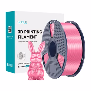 Sunlu PLA+ Silk filamentas, rožinis