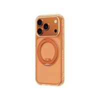 AmazingThing Titan Pro Spin dėklas iPhone 17 Pro Max, suderinamas su MagSafe – oranžinis