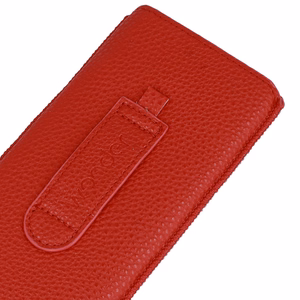 WONDER Deko dėklas telefonui (dydis XXL) Samsung S25 Ultra/S24 Ultra/M35/M23/A16 5G/Xiaomi Redmi 14C raudonas