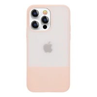 Kingxbar Plain Series dėklas telefonui iPhone 13 silikoninis dėklas rožinis