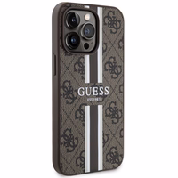 Guess GUHMP13XP4RPSW iPhone 13 Pro Max 6.7" rudas/rudas kietas dėklas 4G Printed Stripes MagSafe