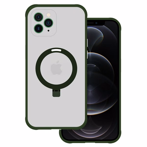 Dėklas telefonui su stovu MagSafe IPhone 11 Pro Max (m) - žalias