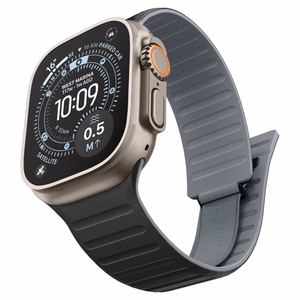 Spigen Athlex Air M dirželis Apple Watch 44 / 45 / 46 / 49 mm, juodas ir pilkas