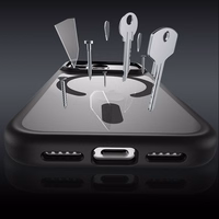 Benks Magnetic Mist Dėklas Metal Frame (C067) Iphone 17 mėlynas (Camera Control Button)