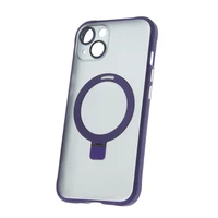 Mag Ring dėklas telefonui iPhone 13 6,1" violetinis