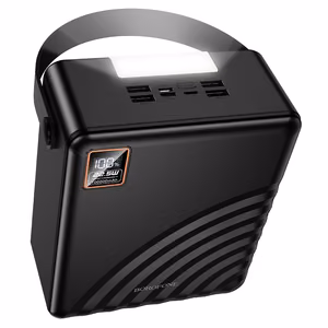 Išorinė baterija Power Bank Borofone BJ85 22.5W+PD20W 100000mAh juoda