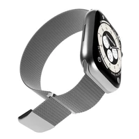 Puro Milanese nerūdijančio plieno Apple Watch dirželis 38/40/41mm - sidabrinis