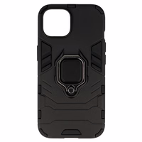 Ring Armor dėklas telefonui iPhone 15 juodas