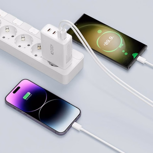 "Tech-Protect NC100W-GAN" įkroviklio tinklas GaN 3x USB-C PD 100W / USB-A QC 3.0 - juodas