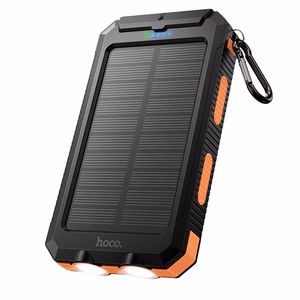 Išorinė baterija Power Bank Hoco J164 Solar 10W 8000mAh juoda