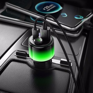 Car ransmiter bluetooth Hoco 2 x USB A + USB C QC3.0 PD 42W E166 black