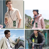 Tech-Protect FlexAir Chain magnetinis dėklas telefonui su MagSafe iPhone 15 Pro - juodas / smėlinis